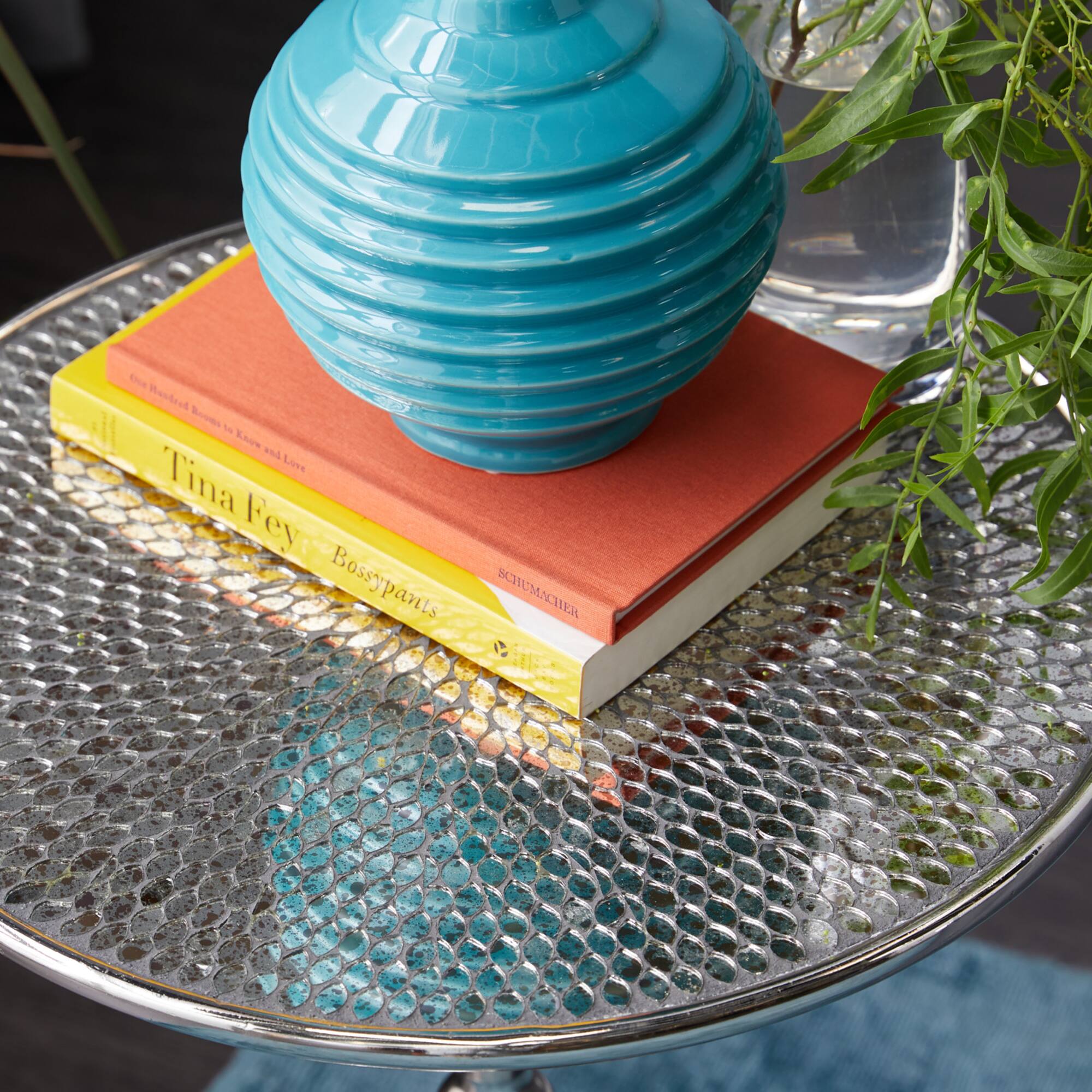 16" Silver Glam Coffee Table
